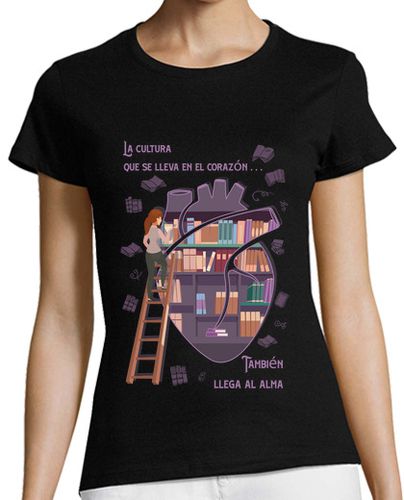 Camiseta mujer Cultura lectora - latostadora.com - Modalova