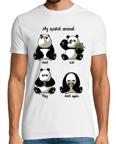 Camiseta Panda spirit animal - latostadora.com - Modalova