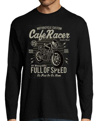 Camiseta Hombre Manga Larga Cafe racer laTostadora - latostadora.com - Modalova