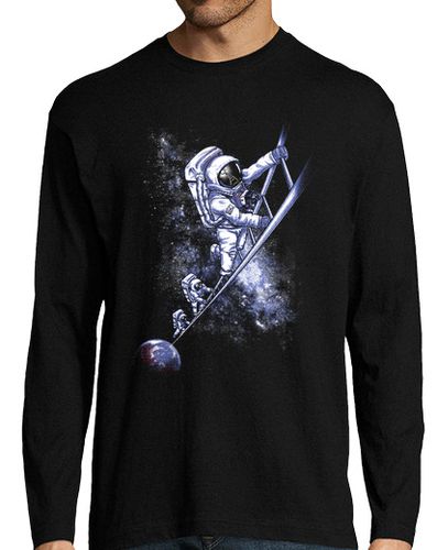 Camiseta Hombre Manga Larga escalera espacio laTostadora - latostadora.com - Modalova