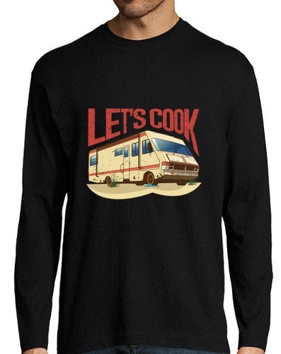 Camiseta Hombre Manga Larga Let's Cook Breaking Bad laTostadora - latostadora.com - Modalova