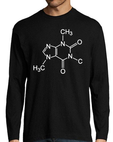 Camiseta Hombre Manga Larga Cafeína big bang theory laTostadora - latostadora.com - Modalova