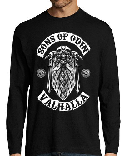 Camiseta Sons Of Odin - Valhalla - Vikings - latostadora.com - Modalova