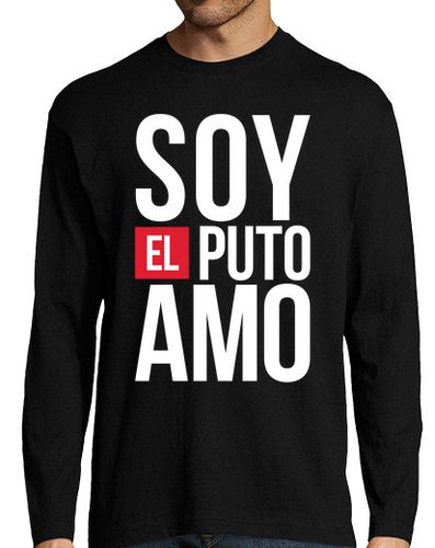 Camiseta Hombre Manga Larga El puto amo laTostadora - latostadora.com - Modalova