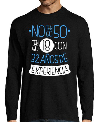 Camiseta Hombre Manga Larga 50 años (Hombre) Fondo Oscuro laTostadora - latostadora.com - Modalova