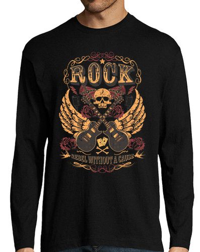 Camiseta Hombre Manga Larga ROCK laTostadora - latostadora.com - Modalova