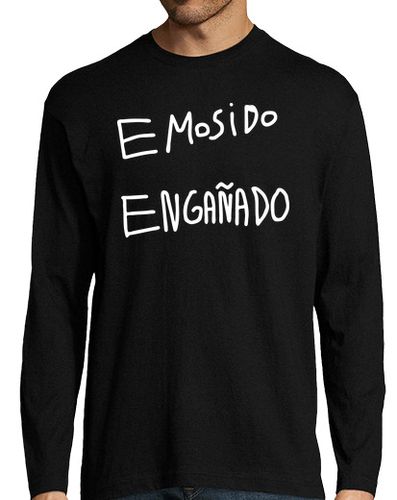 Camiseta Hombre Manga Larga emosido engañado laTostadora - latostadora.com - Modalova