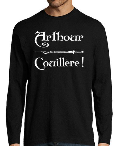 Camiseta Hombre Manga Larga ¡cuchara de arthour! Kaamelott laTostadora - latostadora.com - Modalova