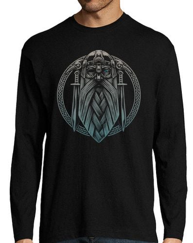 Camiseta Hombre Manga Larga Odin - Vikings laTostadora - latostadora.com - Modalova