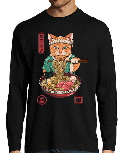 Camiseta Hombre Manga Larga neko ramen laTostadora - latostadora.com - Modalova