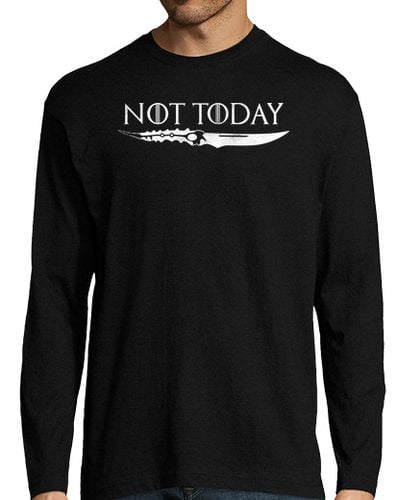 Camiseta Hombre Manga Larga Not Today Blanco laTostadora - latostadora.com - Modalova