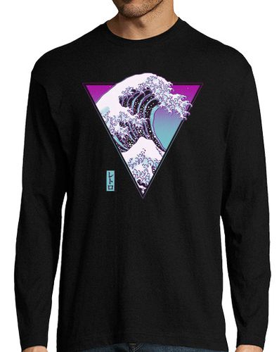 Camiseta Hombre Manga Larga The Great Synthwave laTostadora - latostadora.com - Modalova