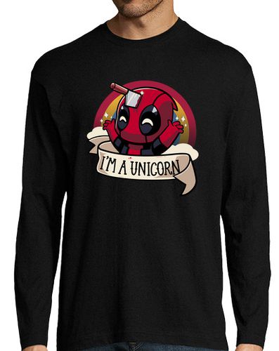 Camiseta Hombre Manga Larga Soy un unicornio! laTostadora - latostadora.com - Modalova