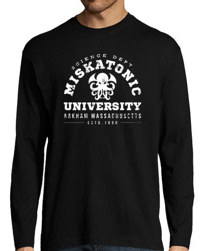 Camiseta Hombre Manga Larga universidad miskatonic laTostadora - latostadora.com - Modalova