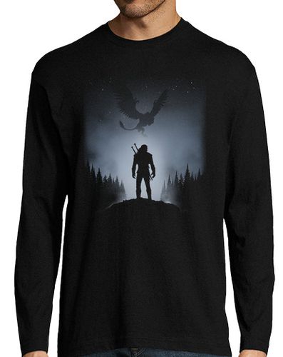 Camiseta Hombre Manga Larga White Wolf laTostadora - latostadora.com - Modalova