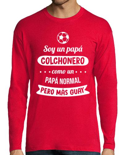 Camiseta Hombre Manga Larga Papá Colchonero laTostadora - latostadora.com - Modalova