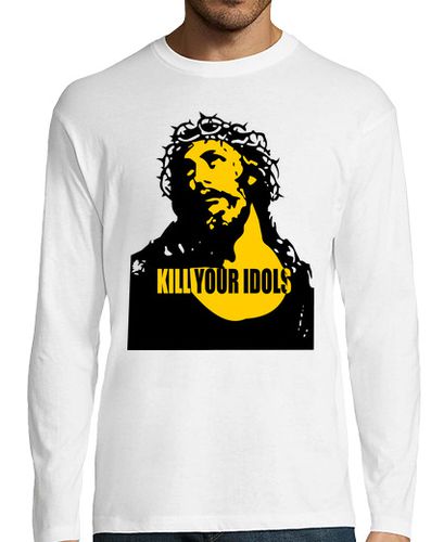 Camiseta Hombre Manga Larga Kill Your Idols - Axl Rose laTostadora - latostadora.com - Modalova