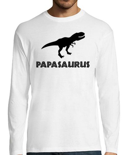 Camiseta Hombre Manga Larga Papasaurus laTostadora - latostadora.com - Modalova