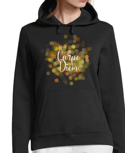 Sudadera Con Capucha Para Mujer Sudadera chica Carpe Diem laTostadora - latostadora.com - Modalova