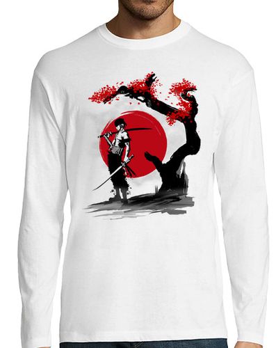 Camiseta Hombre Manga Larga Swordsman Pirate laTostadora - latostadora.com - Modalova