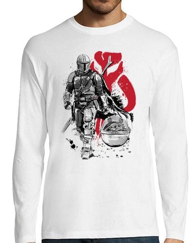 Camiseta Hombre Manga Larga Lone Hunter and Cub laTostadora - latostadora.com - Modalova