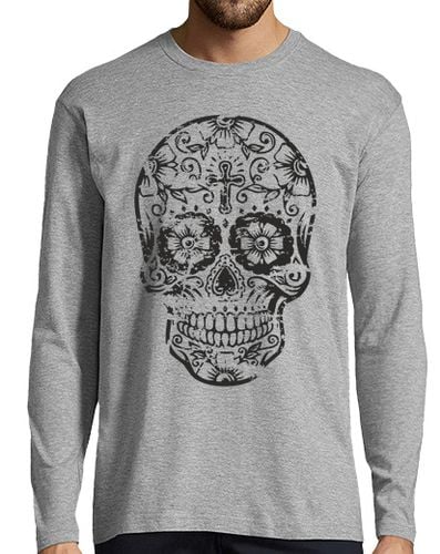 Camiseta Hombre Manga Larga SUGARSKULL 4 laTostadora - latostadora.com - Modalova