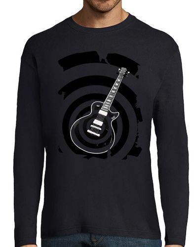 Camiseta Hombre Manga Larga Black Label Guitar laTostadora - latostadora.com - Modalova