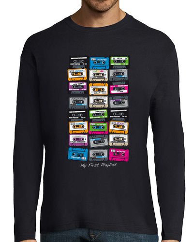 Camiseta Hombre Manga Larga cassettes de camisetas - mi primera pla laTostadora - latostadora.com - Modalova