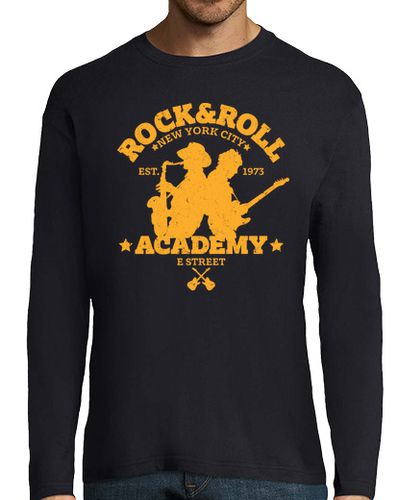 Camiseta Hombre Manga Larga Rock & Roll Academy laTostadora - latostadora.com - Modalova