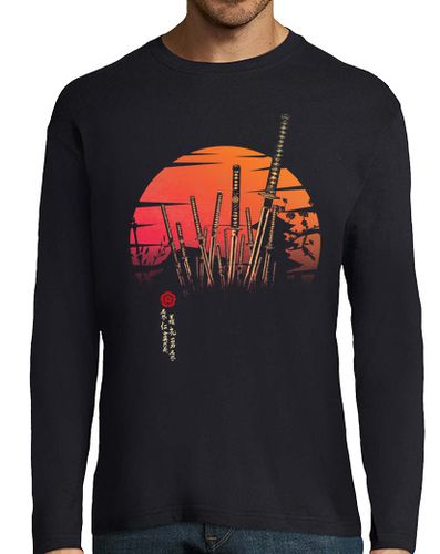 Camiseta Hombre Manga Larga Samurai Batalla laTostadora - latostadora.com - Modalova