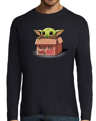 Camiseta Hombre Manga Larga Adopta un Jedi laTostadora - latostadora.com - Modalova