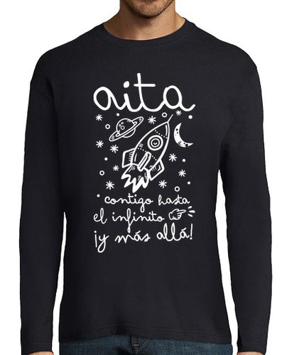 Camiseta Aita contigo hasta el infinito ¡y más a laTostadora - latostadora.com - Modalova