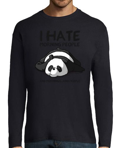 Camiseta Hombre Manga Larga I hate morning people laTostadora - latostadora.com - Modalova