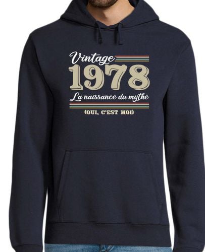 Sudadera Con Capucha Para Hombre 1978 año de nacimiento y divertido rega laTostadora - latostadora.com - Modalova