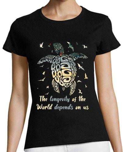 Camiseta Mujer Manga Corta Salvemos la naturaleza laTostadora - latostadora.com - Modalova