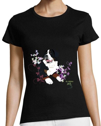 Camiseta Mujer Manga Corta Boyero de Berna laTostadora - latostadora.com - Modalova