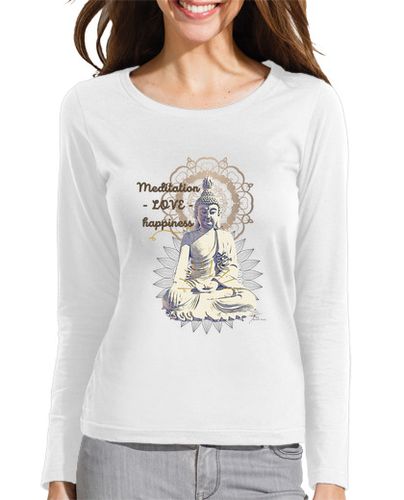 Camiseta mujer Camiseta Mujer Buda words - latostadora.com - Modalova