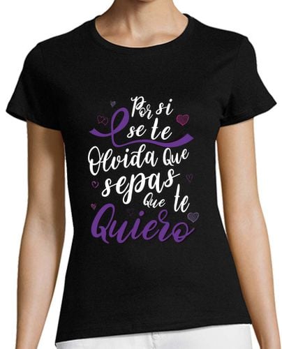 Camiseta Mujer Manga Corta POR SI SE TE OLVIDA laTostadora - latostadora.com - Modalova