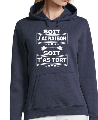 Sudadera Con Capucha Para Mujer o estoy en lo cierto o estás mal humor laTostadora - latostadora.com - Modalova