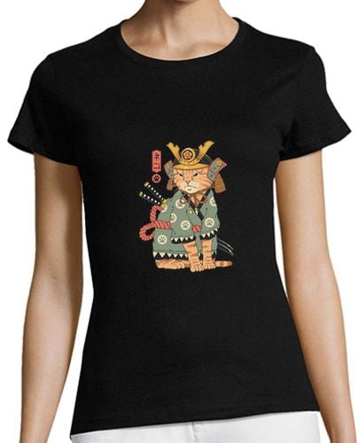 Camiseta Mujer Manga Corta neko samurai camisa mujer laTostadora - latostadora.com - Modalova