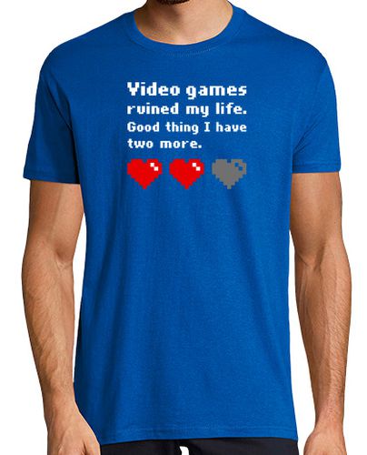 Camiseta Hombre Manga Corta Video games ruined my life laTostadora - latostadora.com - Modalova