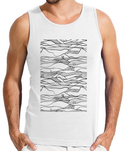 Camiseta Hombre Sin Mangas Monegros paisaje geología laTostadora - latostadora.com - Modalova