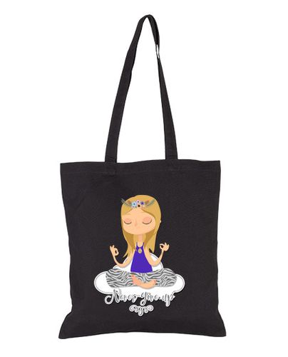 Bolsa Yoga - Never give up 1 bolsa negra laTostadora - latostadora.com - Modalova