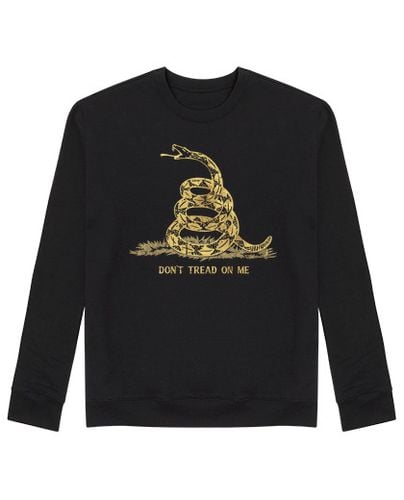 Sudadera Sin Capucha Unisex Dont Tread On Me - Vintage Gold V01 laTostadora - latostadora.com - Modalova