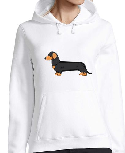 Sudadera Con Capucha Para Mujer Dachshund minimalista laTostadora - latostadora.com - Modalova