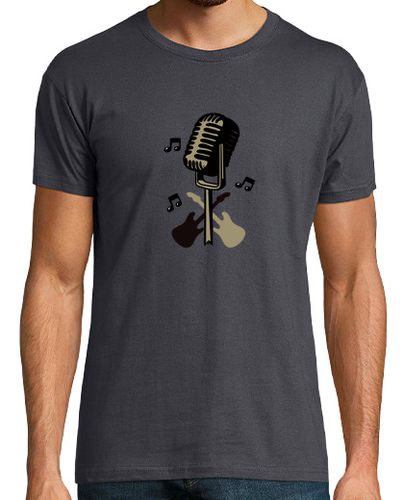 Camiseta micrófono y guitarra - latostadora.com - Modalova