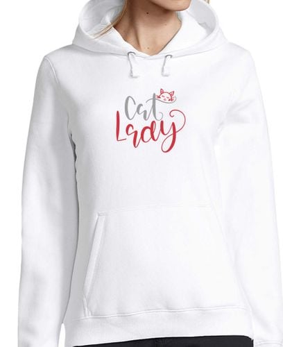 Sudadera Con Capucha Para Mujer humor de regalo de gato y mujer laTostadora - latostadora.com - Modalova