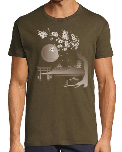 Camiseta Cerezo Japonés sepia - latostadora.com - Modalova
