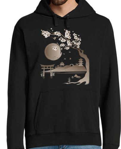 Sudadera Con Capucha Para Hombre Cerezo Japonés sepia laTostadora - latostadora.com - Modalova