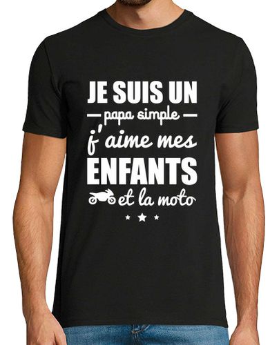 Camiseta papá simple motorista motocicleta - latostadora.com - Modalova